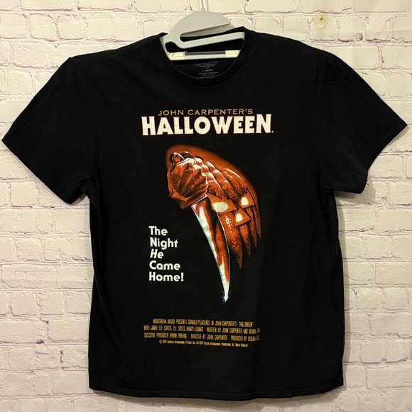 Halloween Other - John Carpenter's Halloween Black Graphic Tee Sz: L